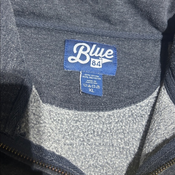 University of Michigan Thick Quarter Zip Embroidered Sweater (Men XL) - Picture 7 of 8